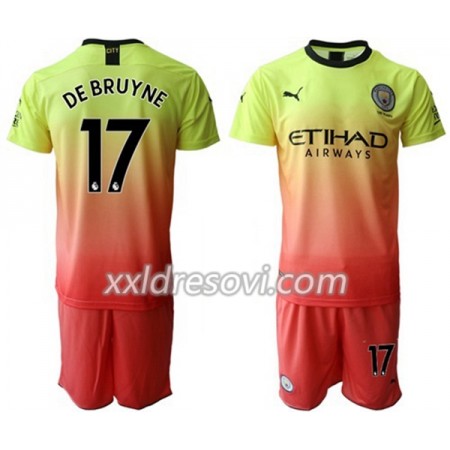 Manchester City DE BRUYNE 17 Treći Dječji Komplet Dresovi za Nogomet 2019-2020 (+ kratke hlače)